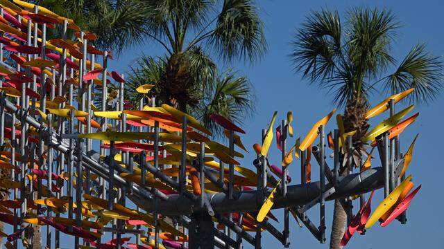 The Singing River, a public art installation by artist Reinald Correa, has been added to Mineral Springs Park, 1312 Second Ave. E., as part of the Bradenton Riverwalk.